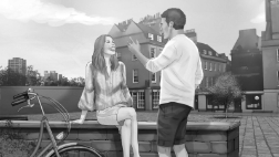 Animatic storyboard frame before AI processing