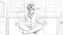 Original hand-drawn commercial storyboard